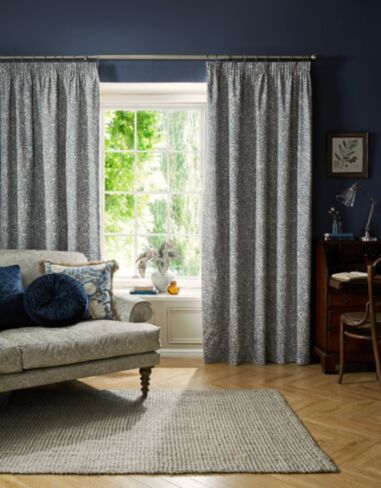 Original Willow Indigo Ready Made Curtains
