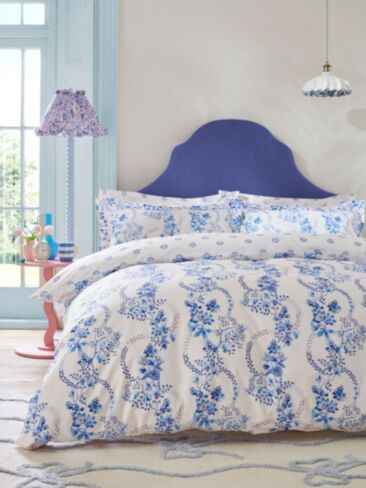 Road Floral Cornflower Bedding